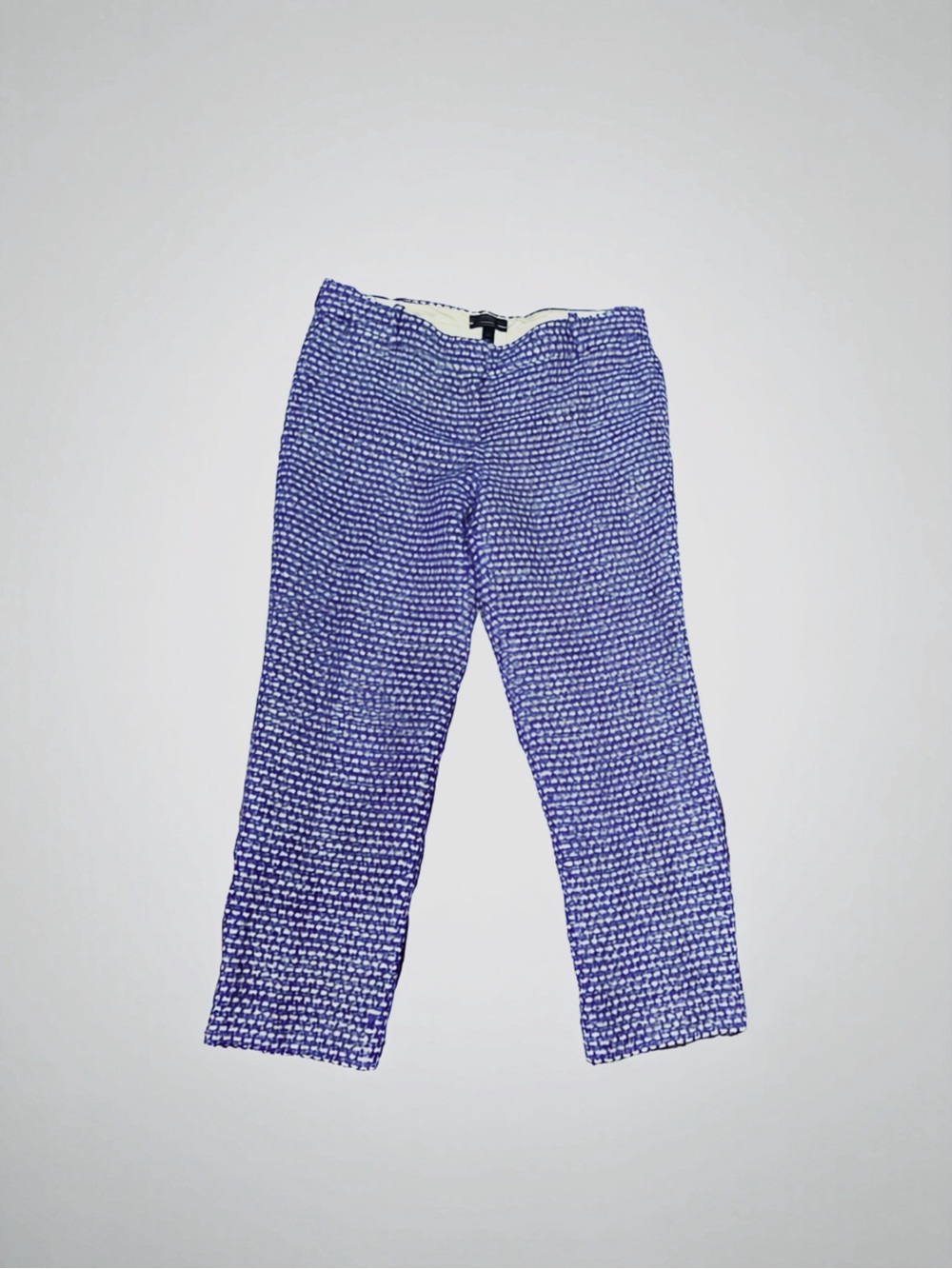 J. Crew Lavender Tweed Slim Capris